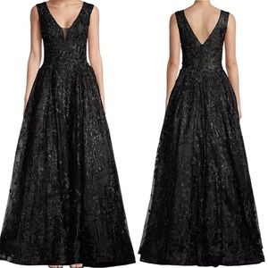 Mac Duggal Beaded Tulle Ball Gown